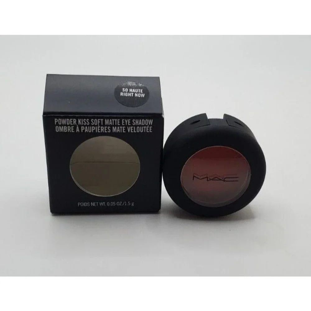 MAC SO HAUTE RIGHT NOW Eye Shadow ~Powder Kiss Bright Blood Orange Matte~ New